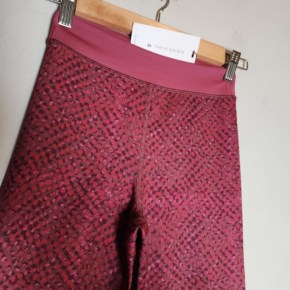 NWT Thrive Societe Maroon Snakeskin Python Printe… - image 3